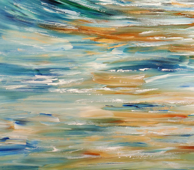 deatil of the artwork Seascape Breaking Waves XL 7 of the artist Peter Nottrott