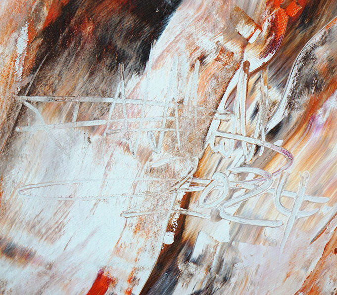 Signature of the artist Peter Nottrott and year of creation