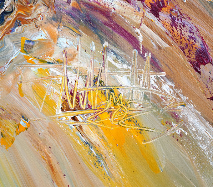 signature of the artist Peter Nottrott and year of creation