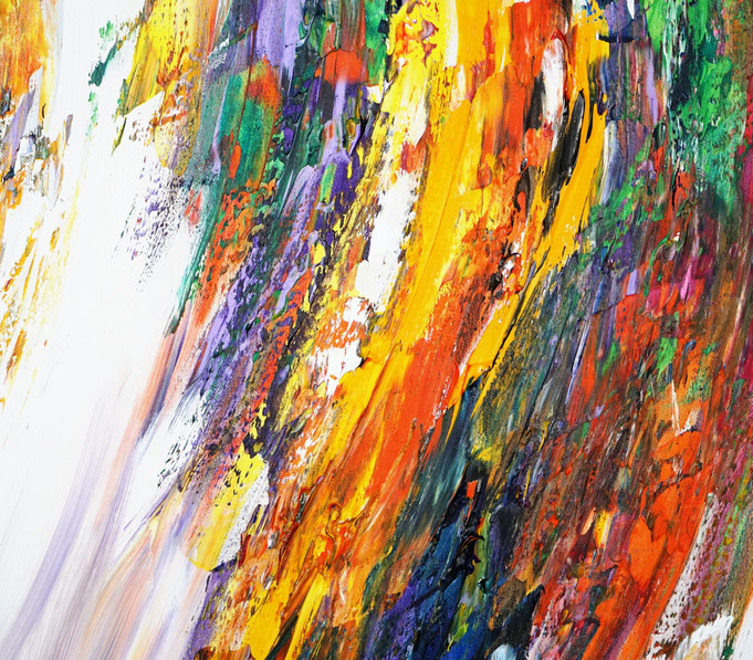 detail of the oversized abstract artwork by the artist Peter Nottrott for sale