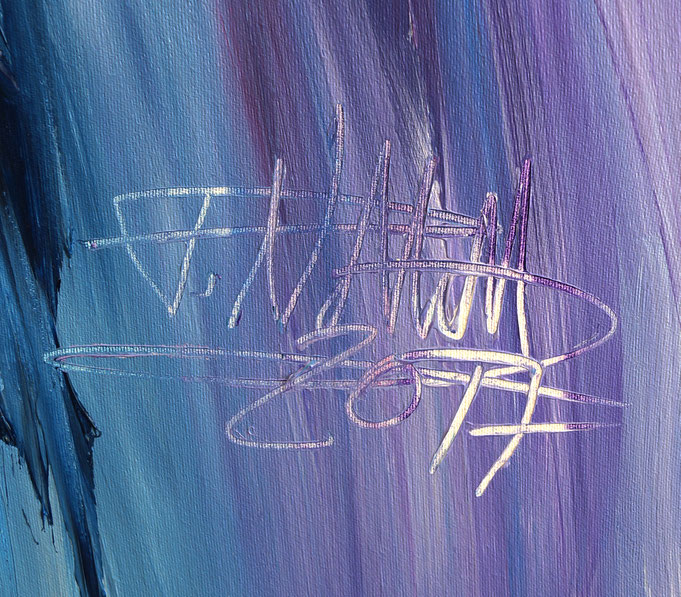 Signature of the artist Peter Nottrott and year of creation: 2017