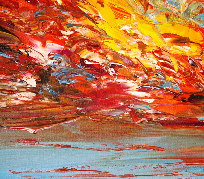 Detail of painting Seaside Impression S 1
