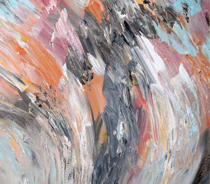 Detail of the abstract artwork by artist Peter Nottrott