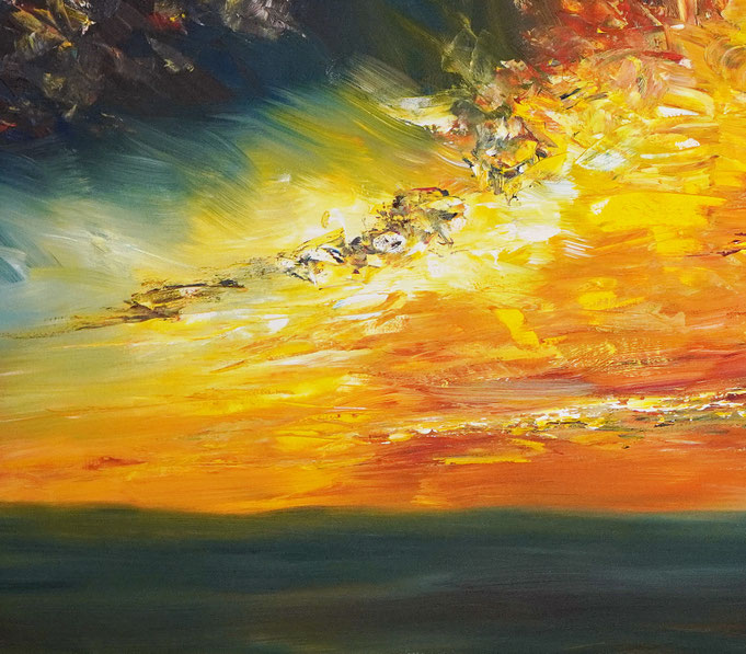 detail of the flower artwork of the artist Peter Nottrott