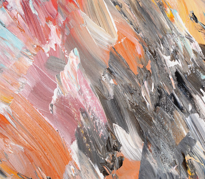 Detail of the abstract artwork by artist Peter Nottrott