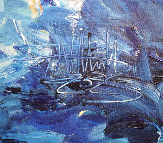bottom right on the artwork: signature of the artist Peter Nottrott and year of creation: 2025