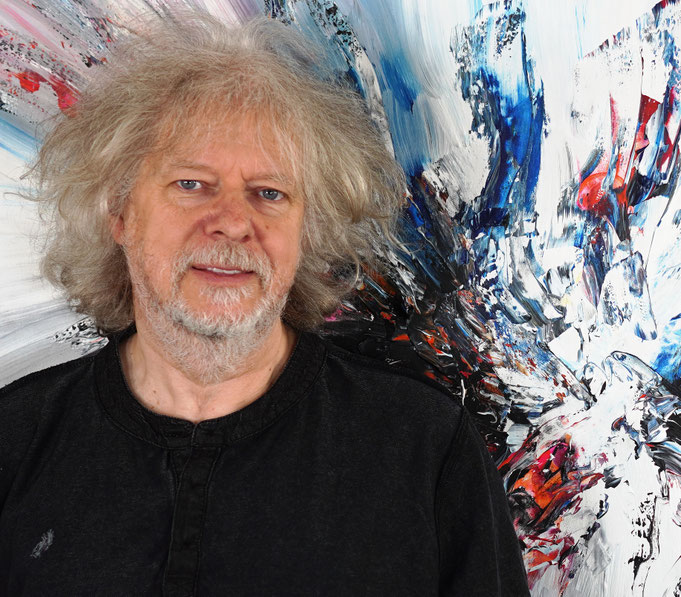 ... just finished painting: Peter with Black And White S 2