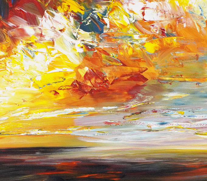 detail of the flower artwork of the artist Peter Nottrott