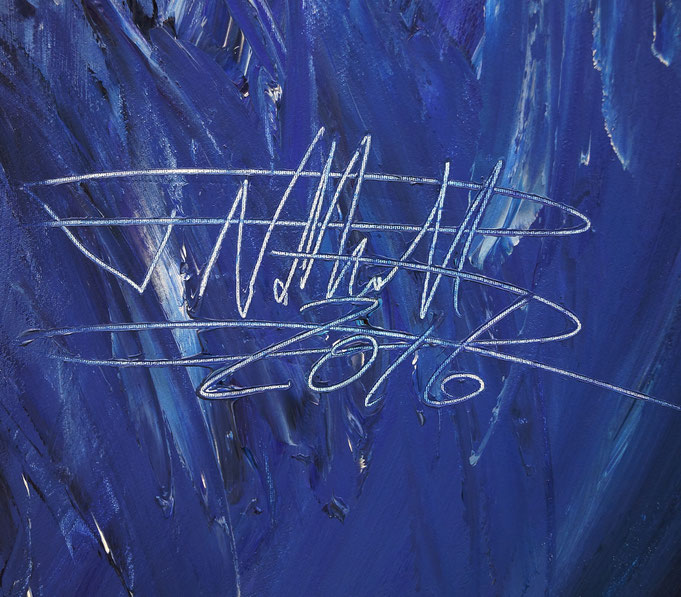 signature of the artist Peter Nottrott and year of creation: 2016