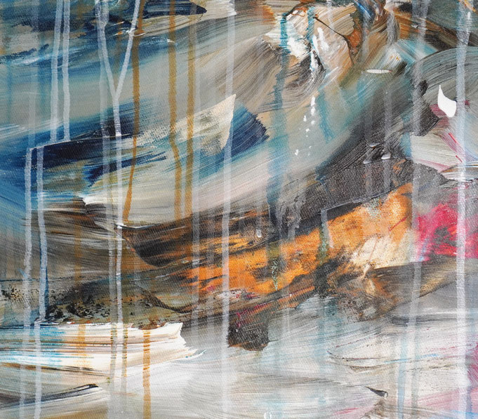 detail of the large sailing painting