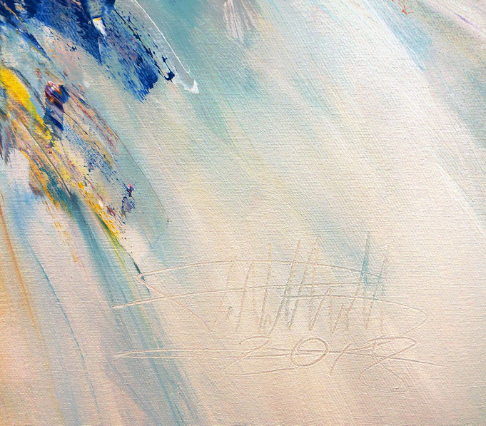 signature of the artist Peter Nottrott and year of creation