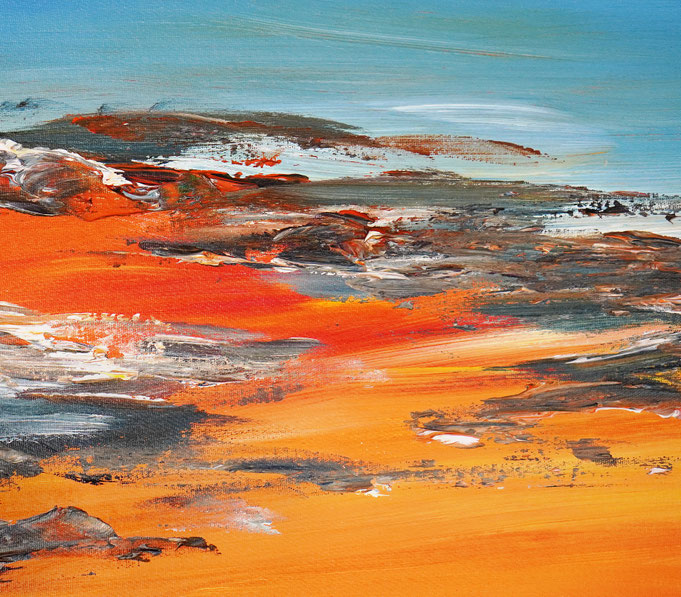 Detail of painting Seaside Impression S 1