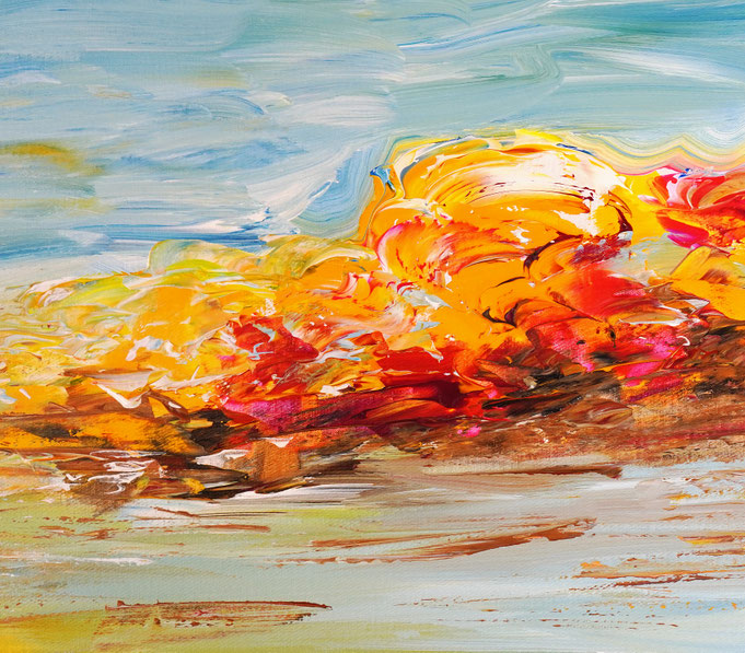 Detail of painting Seaside Impression S 1