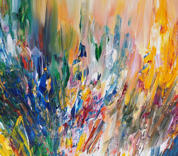Detail of the abstract artwork by artist Peter Nottrott