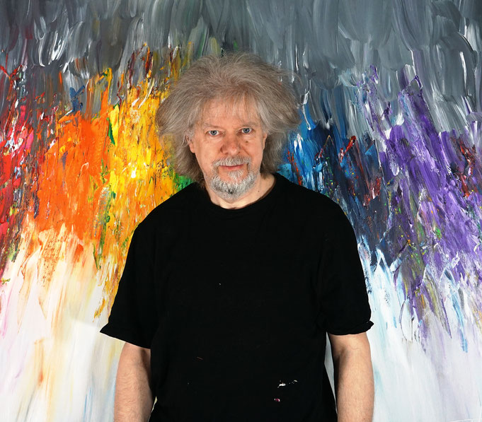 .. just finished painting: Peter with "Like A Rainbow XL 3"