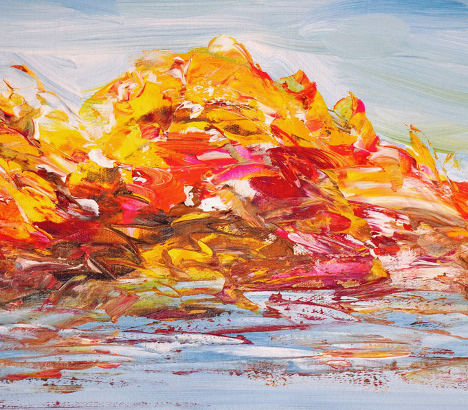 Detail of painting Seaside Impression S 1
