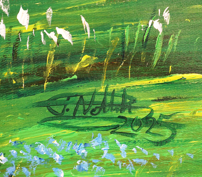 signature of the artist Peter Nottrott and year of creation