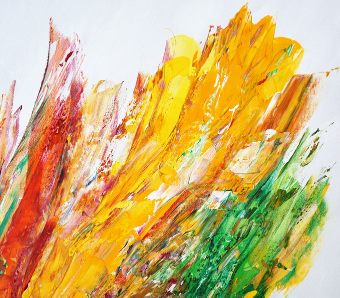 detail of the oversized abstract artwork by the artist Peter Nottrott for sale