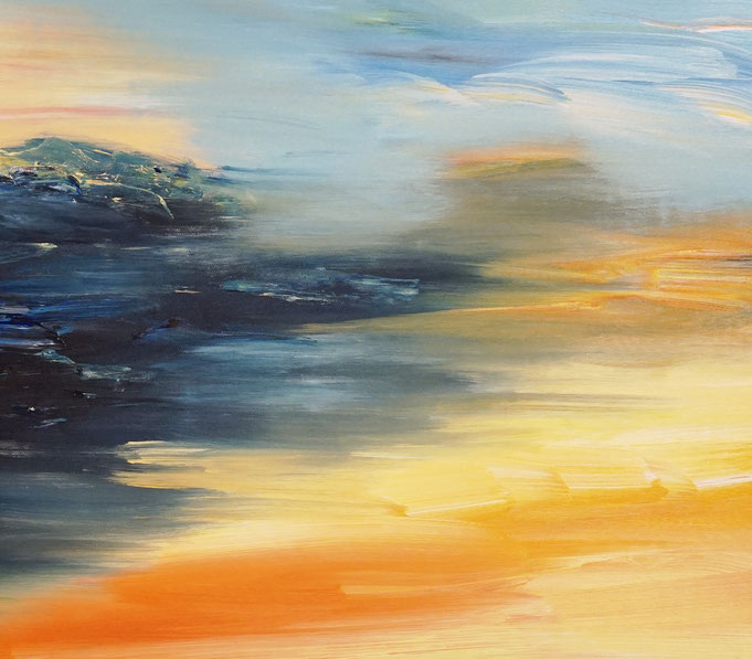 Detail of painting Seaside Impression S 1