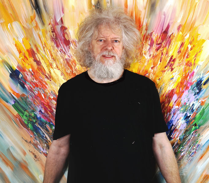 ..just finished painting: Peter with Positive Energy Gold M 4