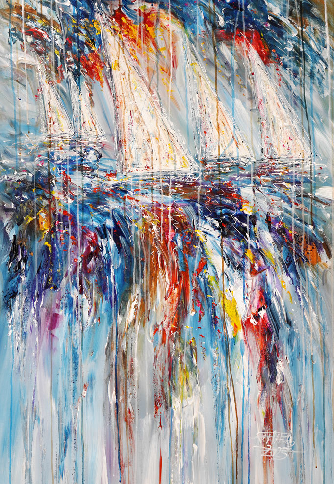 sailing painting