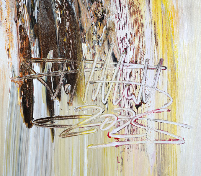 bottom right on the artwork: signature and year of creation