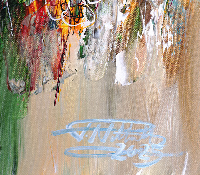 signature of the artist Peter Nottrott and year of creation