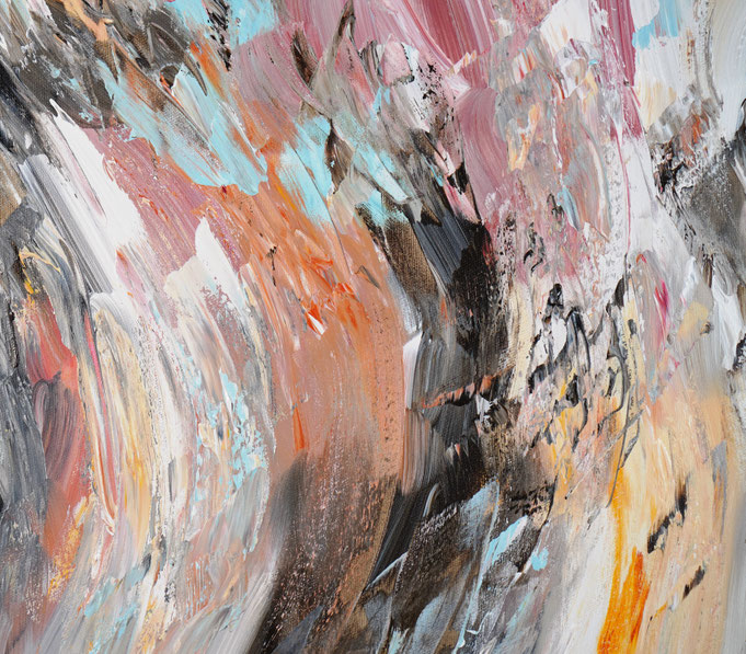 Detail of the abstract artwork by artist Peter Nottrott