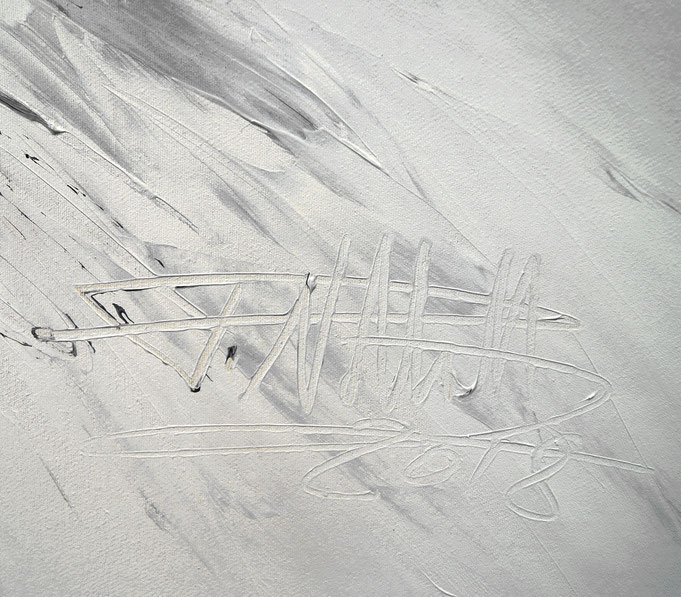 signature of the artist Peter Nottrott and year of creation
