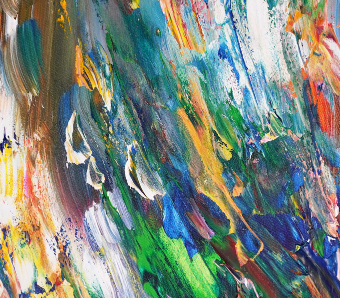 Detail of the abstract artwork by artist Peter Nottrott