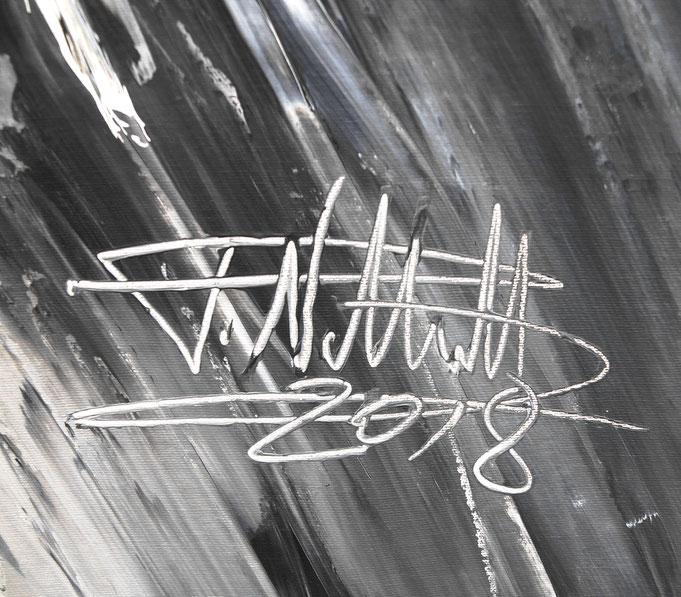 signature of the artist Peter Nottrott and year of creation: 2018