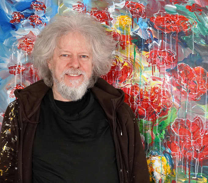 ... just finished painting: Peter with Red Poppies L 4