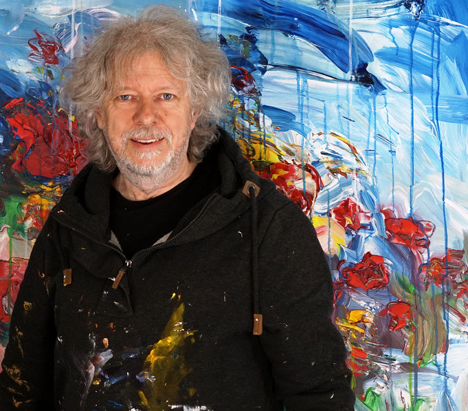 ... just finished painting: Peter with Red Poppies M 2