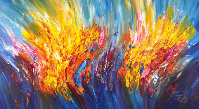 large abstract painting, original artwork
