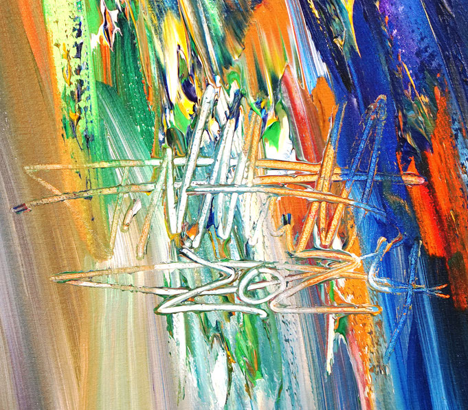 Signature of the artist Peter Nottrott and year of creation