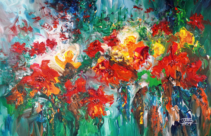 blossom bouquet painting