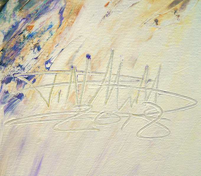 signature of the artist Peter Nottrott and year of creation