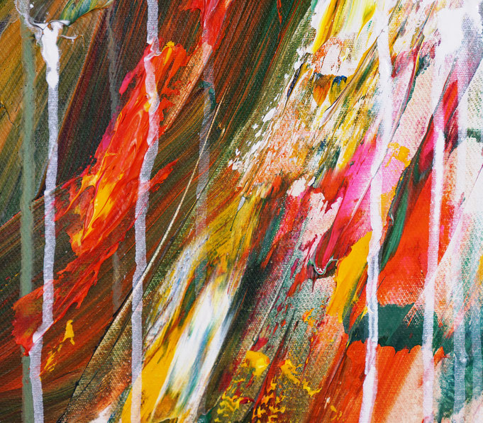 detail of the flower artwork of the artist Peter Nottrott