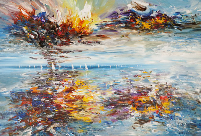 sailing painting