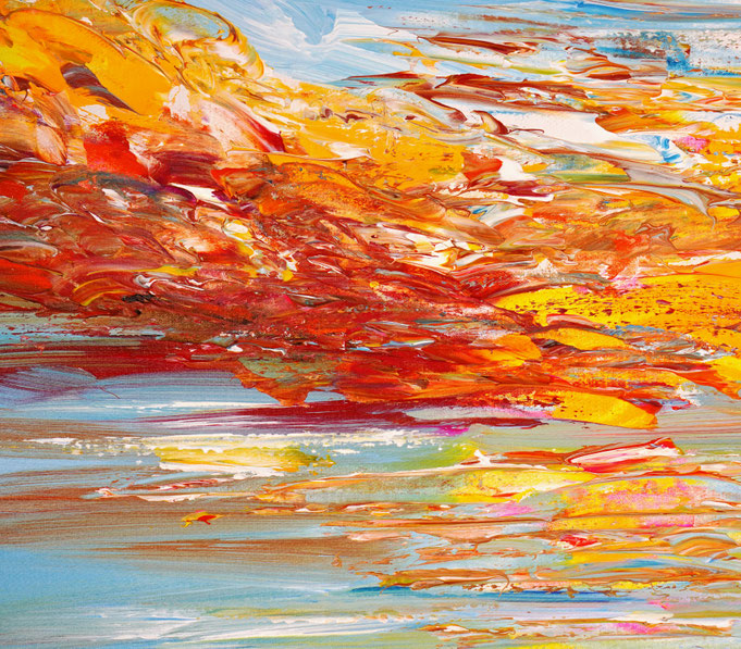 Detail of painting Seaside Impression S 1