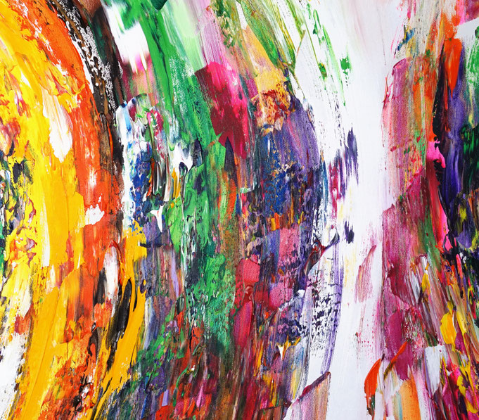 detail of the oversized abstract artwork by the artist Peter Nottrott for sale