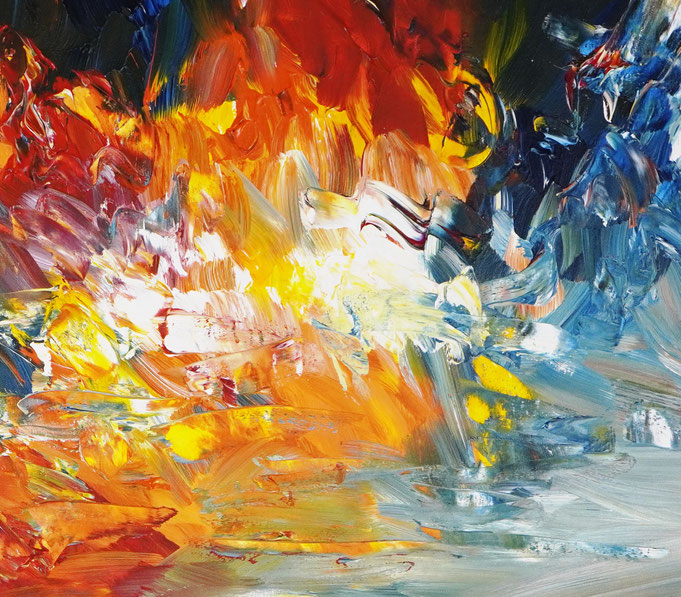 detail of the flower artwork of the artist Peter Nottrott