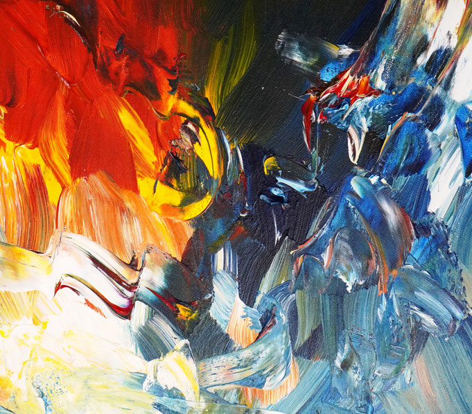 detail of the flower artwork of the artist Peter Nottrott
