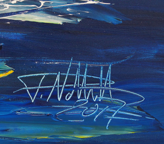 signature of the artist Peter Nottrott and year of creation: 2017