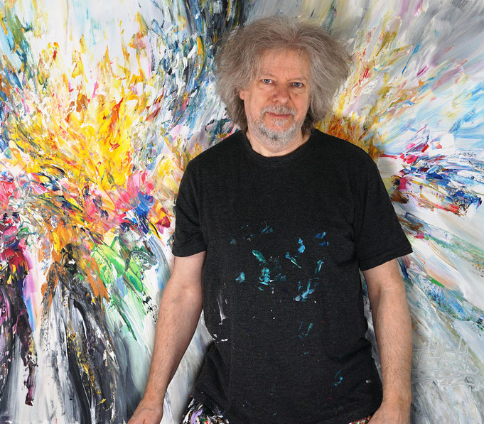 ..just finished painting: Peter Nottrott with Energy Cloud XL 6