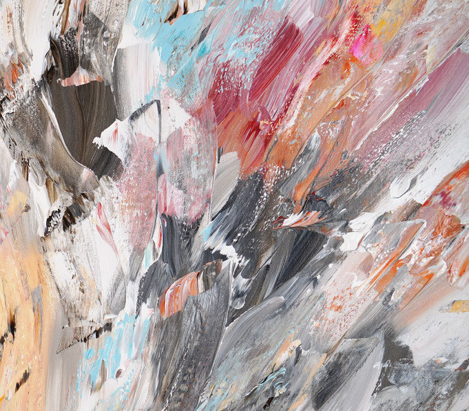 Detail of the abstract artwork by artist Peter Nottrott