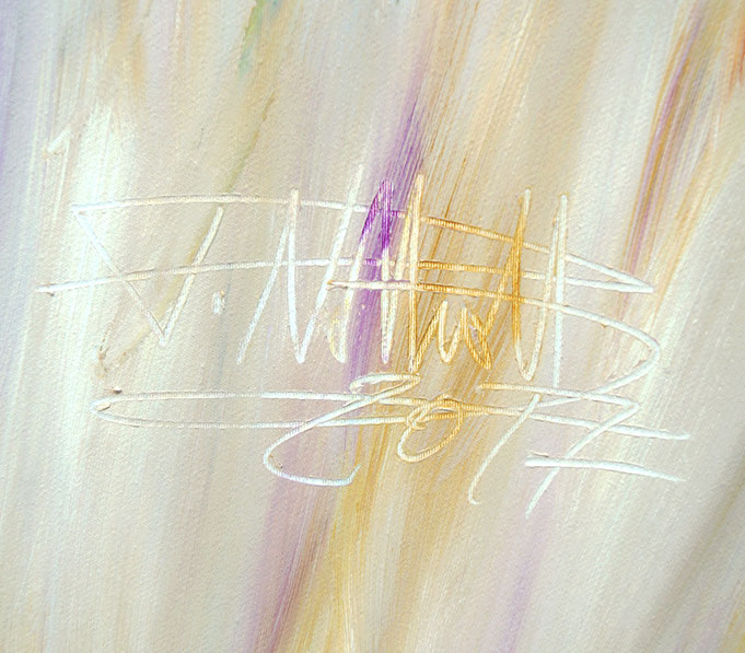 signature of the artist Peter Nottrott and year of creation: 2017