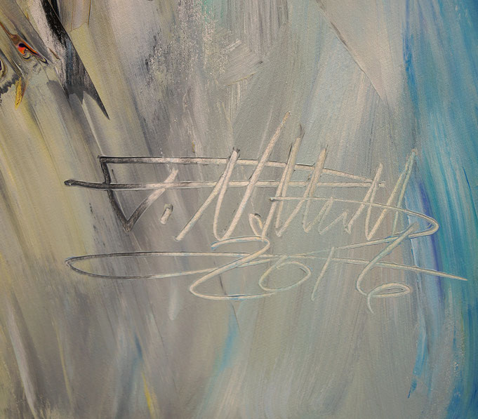 signature of the artist Peter Nottrott and year of creation: 2016