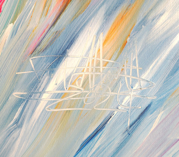 Signature of the artist Peter Nottrott and year of creation