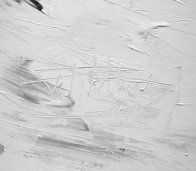 signature of the artist Peter Nottrott and year of creation